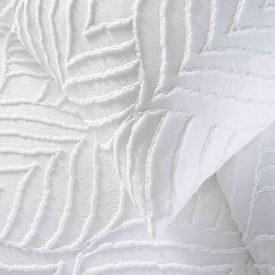 zoom microfibre blanche