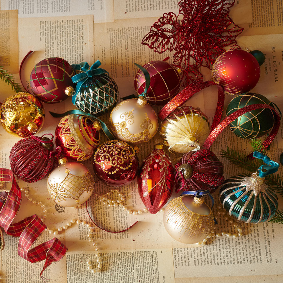 boules de noel originales traditionnelles