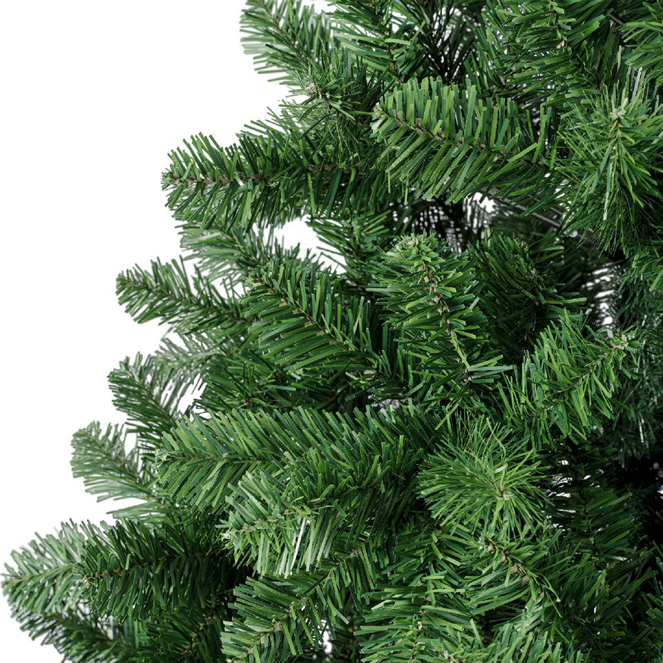 zoom sapin artificiel en pvc vert