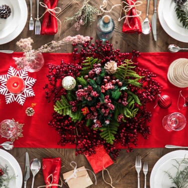 Créer un centre de table de fleurs séchées pour Noël – Life and Style