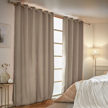 Paire De Rideaux Plissés Noirs - Sans Marque, Pour Intérieur Design