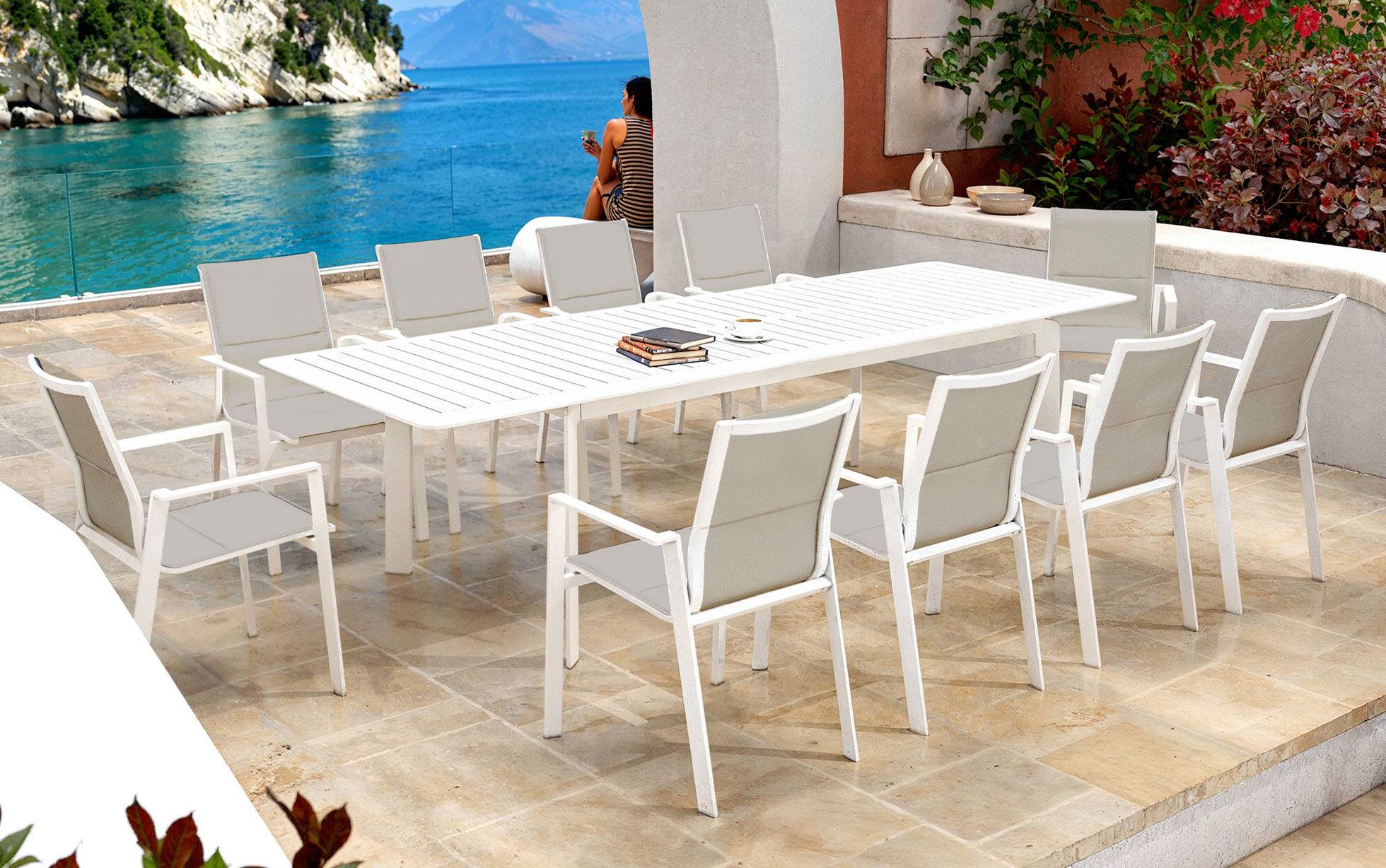 table de jardin repas