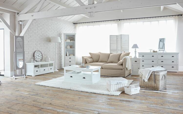 Des meubles au style scandinave pour une salon cocooning