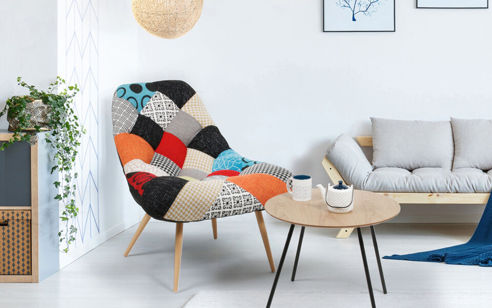 poltrona patchwork