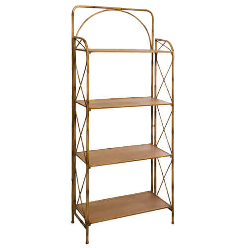 scaffale in rattan