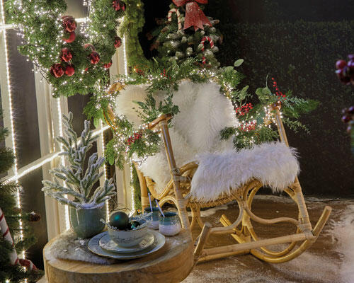 Seine Terrasse weihnachtlich dekorieren