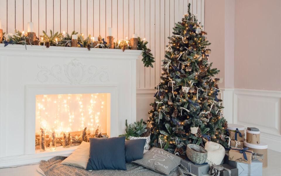 decorare la base dell'albero