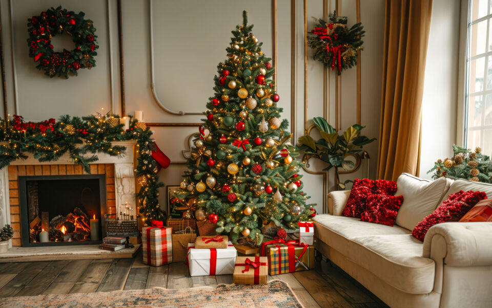 sapin de noel traditionnel américain