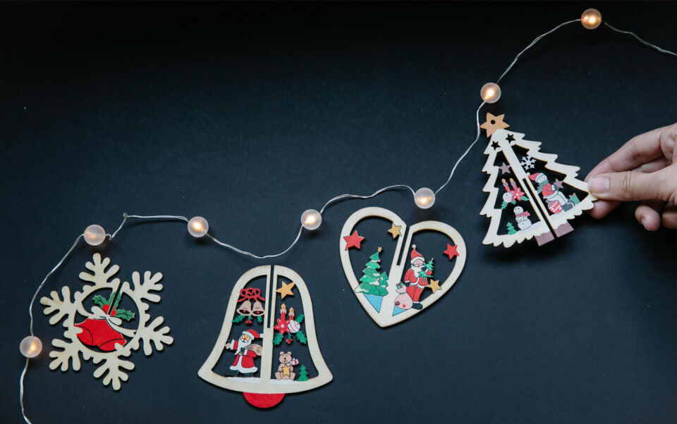 guirlande de noel diy