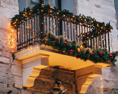 10 Ideen für einen weihnachtlichen Außenbereich
