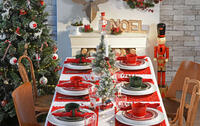 idées décoration de table de Noël