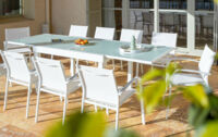 table de jardin extensible