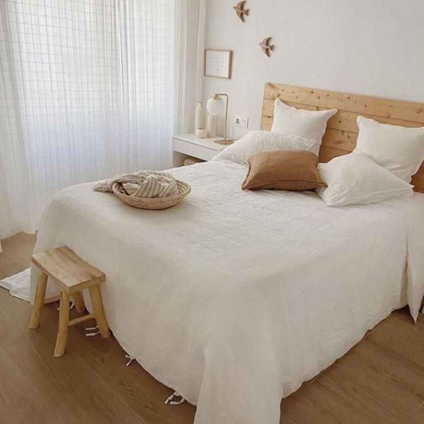 inspiration-linge-de-lit-lin-lavé-premium-blanc-decoration-@churishome