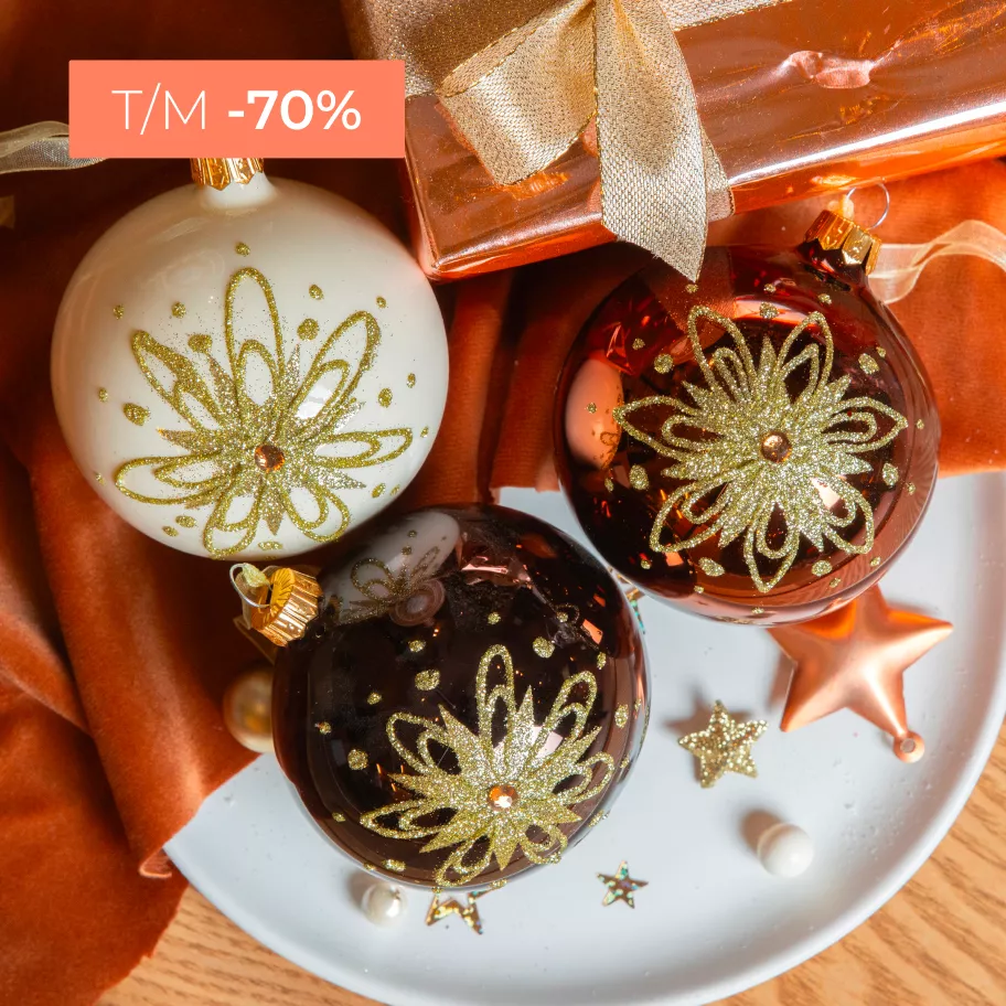 Kerstballen en kerstversiering