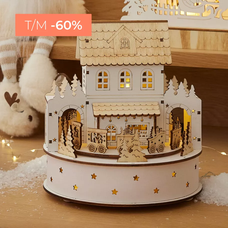 Kerstdecoratie voor de woning