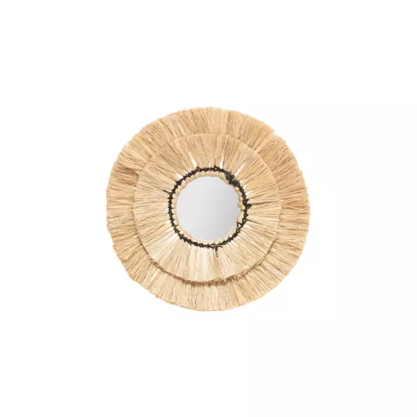 Set van 3 spiegels YORKO lichte kristal eik