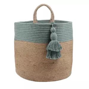Panier jute Maori Vert