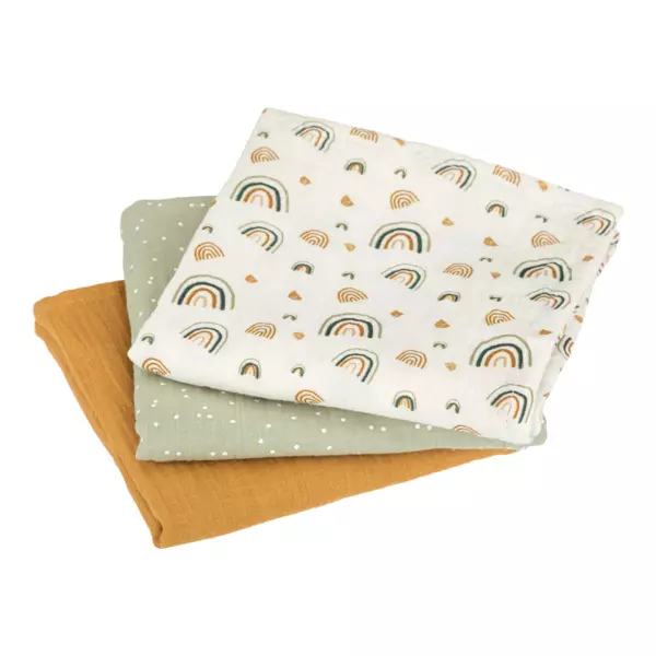 Kit Ricorumi Baby Blankies - Doudou arc-en-ciel à crocheter Rico Design