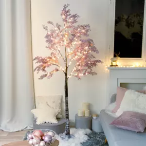 Arbre lumineux Melvyn moyen format H180 cm Blanc chaud