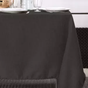 Mantel rectangular (L300 cm) Bea Negro carbn
