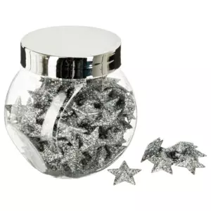 Lot de 100 toiles  parsemer Argent