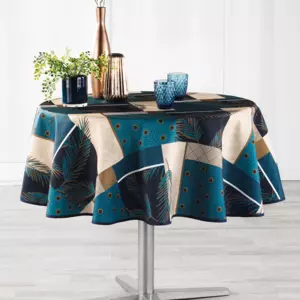 Nappe ronde (D180 cm) Geopan Bleue