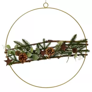 Corona de Navidad decorada Sircus