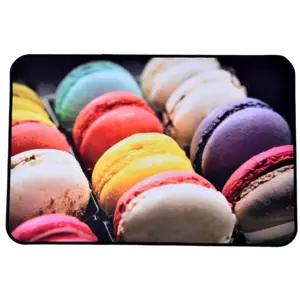 Tapis de cuisine (60 cm) Macarons Multicolore