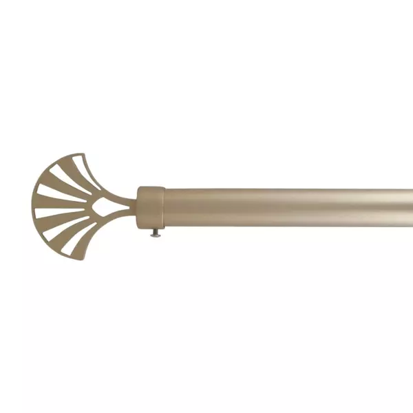 Bastoni Per Tende Allungabili Eson Casa - Regolabili 76-350cm, Diametro 19mm, Design Venature Legno - Per Camera Da Letto E Soggiorno - Foto 5