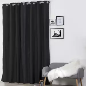 Rideau occultant isolant (140 x 260 cm) Isaia Noir