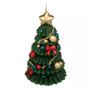 Bougie Sapin Multicolore
