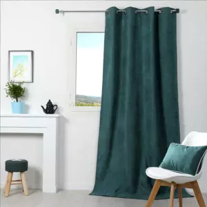 Rideau occultant isolant (140 x H260 cm) Alaska Vert meraude