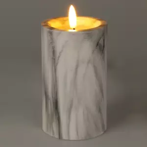 Bougie LED  piles Emma Blanc