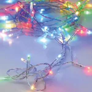 Guirlande lumineuse  piles 5 m Multicolore 50 LED