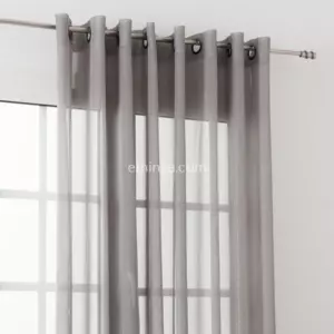 Visillo (300 x Alto  240 cm) Givre Gris perla