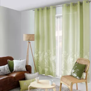 Rideau (135 x 240 cm) Herbier Vert tilleul