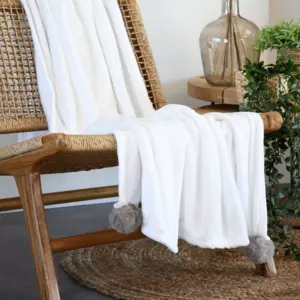 Manta suave (160 cm) Mellow Blanco