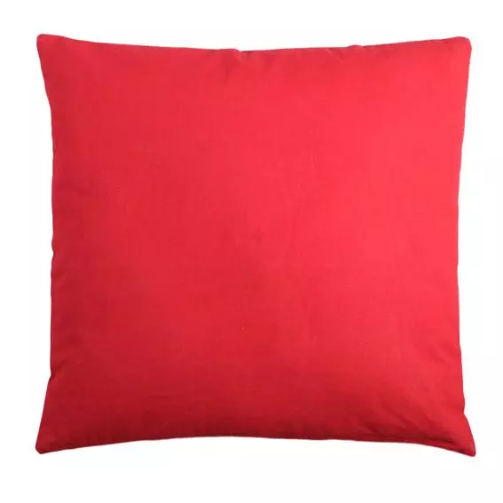 Coussin de Noël rouge Merry Christmas 47x47 cm velours