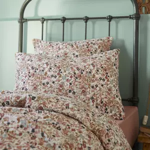 Taie d'oreiller rectangulaire gaze de coton (50 x 70 cm) Constance Beige pampa - Linge de lit - Eminza