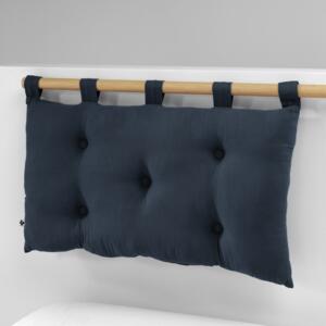 Tête de lit gaze de coton (80 cm) Gaïa Bleu nuit