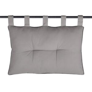 Tête de lit coton (70 cm) Duo Gris clair