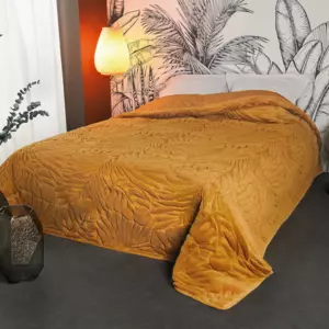 Colcha en relieve (240 x 260 cm) Grazie Naranja