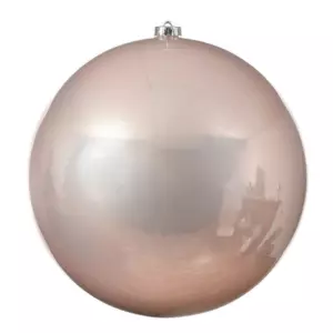 Boule de Nol (D200 mm) Alpine Rose poudr