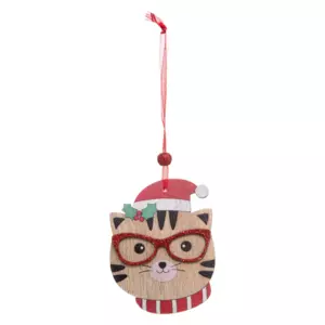 Chat  suspendre en lot de 4 Multicolore