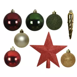 Kit de dcoration de sapin de Nol Novae multi Vert sapin
