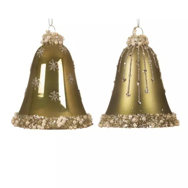 Lot De 2 Clochettes Décoratives En Fer Pour Noël - Finition Vieillie, Son Mélodieux, Décoration Rustique