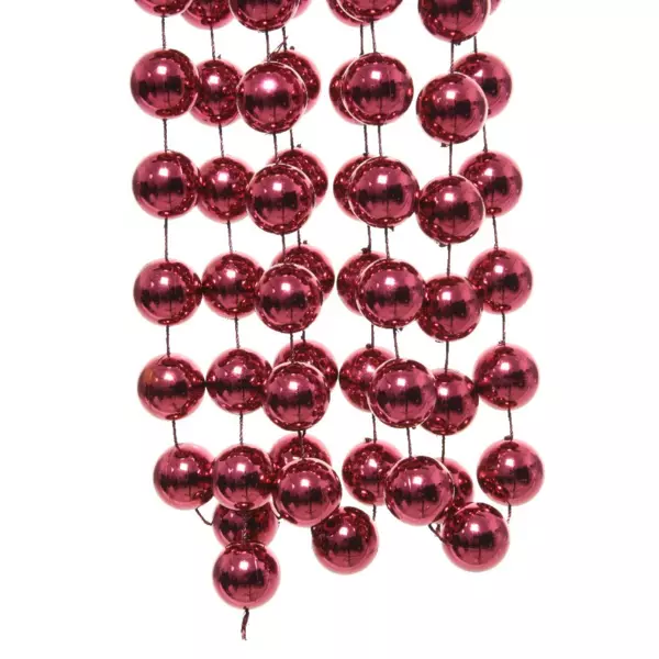 PATIKIL 6 mm Faux Perle Perles Guirlande, 16,4 Ft Perle Ficelle Chaîne