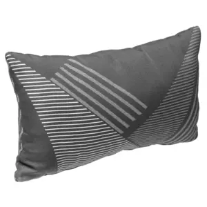Coussin rectangulaire (50 cm) Jacquard Gris ardoise