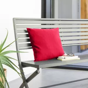 Coussin carr (40 cm) Korai Rouge grenade