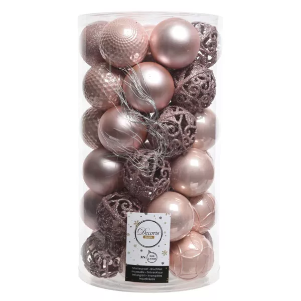 Confezione da 4 ghirlande con pompon da 1,8 m di